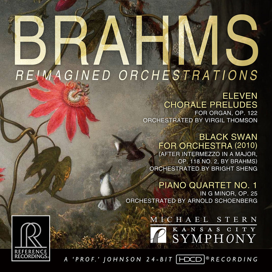 the album cover for Brahms / Kansas City Symphony - Reimagined Orchestrations