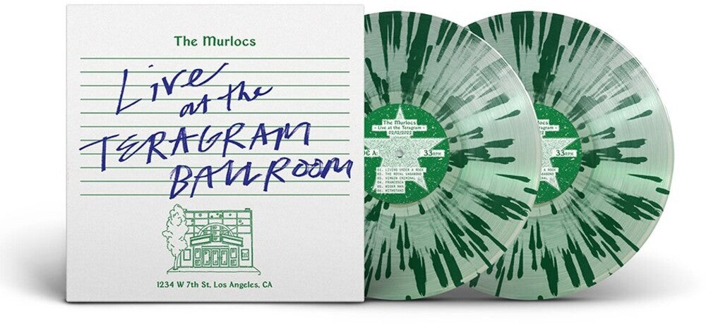 the album cover for The Murlocs - Live at The Teragram Ballroom [2 Green Splatter LP]