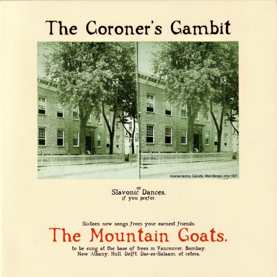 the album cover for Mountain Goats - Coroner's Gambit [Reissue]