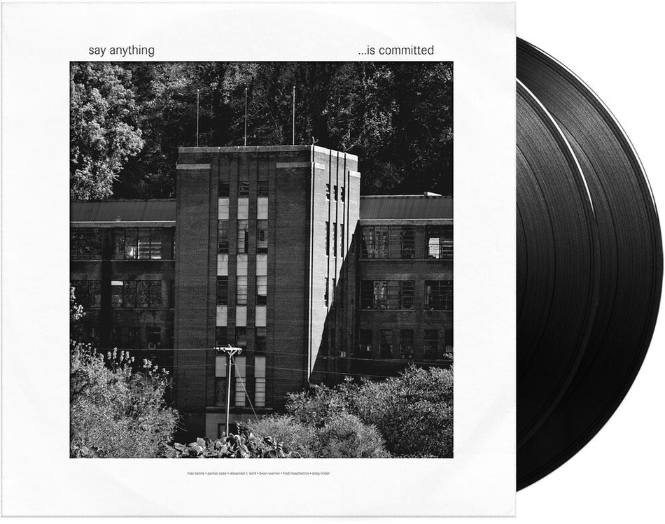 the album cover for SAY ANYTHING	 - …IS COMMITTED [BLACK 2XLP]