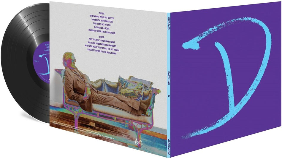 the album cover for Daryl Hall - D