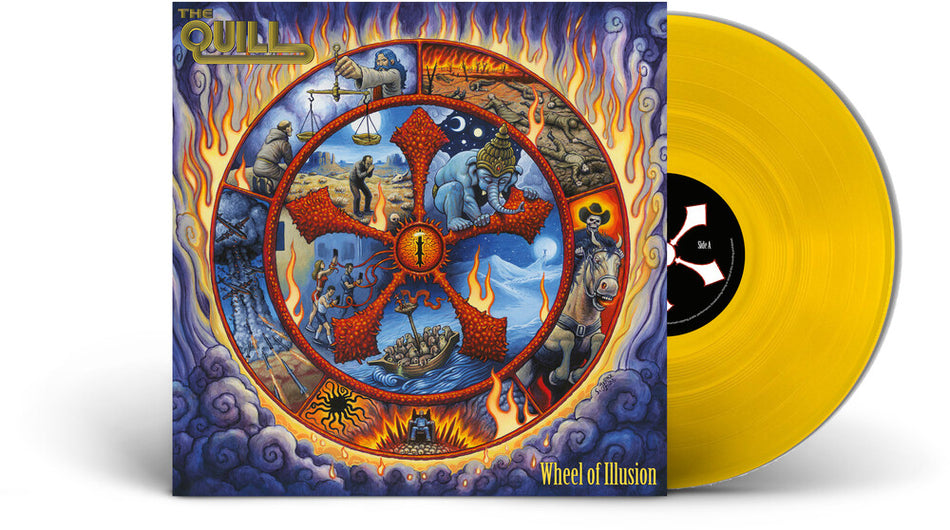 the album cover for Quill - Wheel Of Illusion [Colored Vinyl] [Limited Edition]