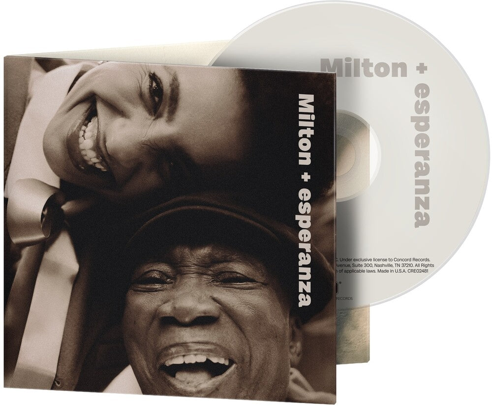 the album cover for Milton Nascimento  & Spalding,Esperanza - Milton + Esperanza