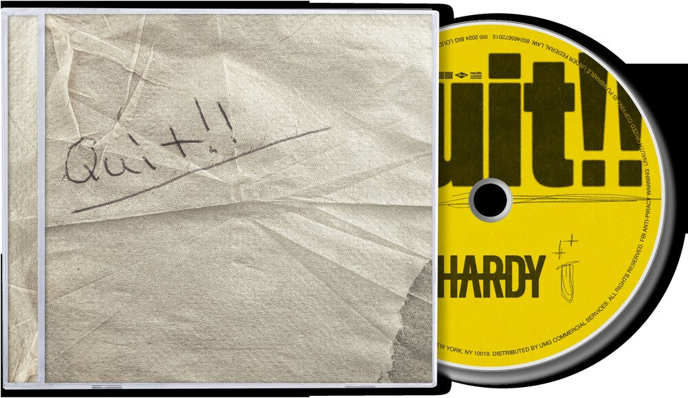 the album cover for Hardy - Quit!!
