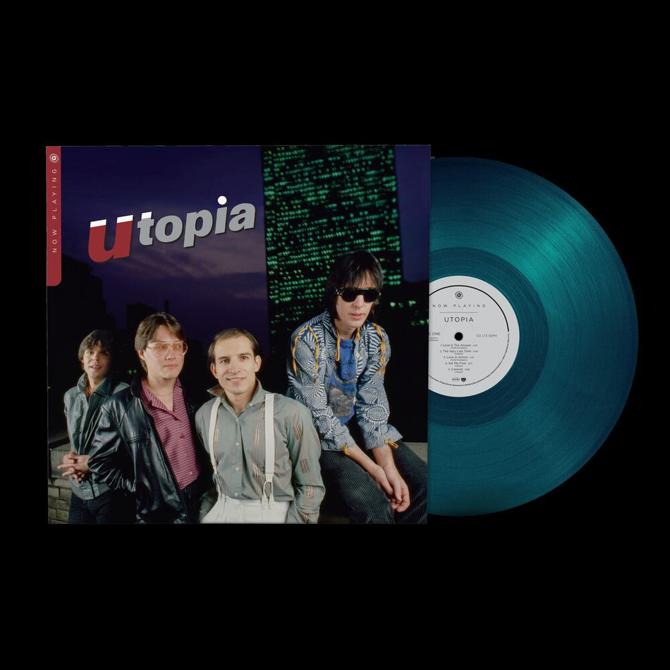 the album cover for Utopia - Now Playing (Blue) [Colored Vinyl] (Bme)
