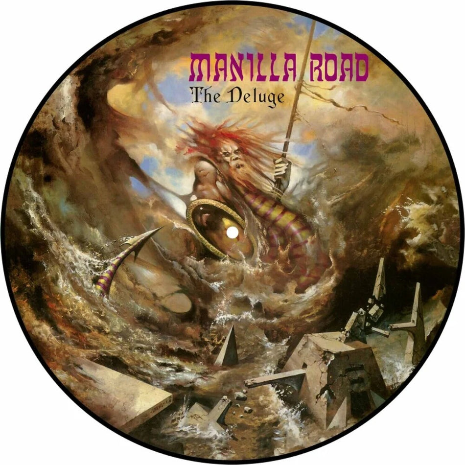 the album cover for Manilla Road - Deluge (Pict)