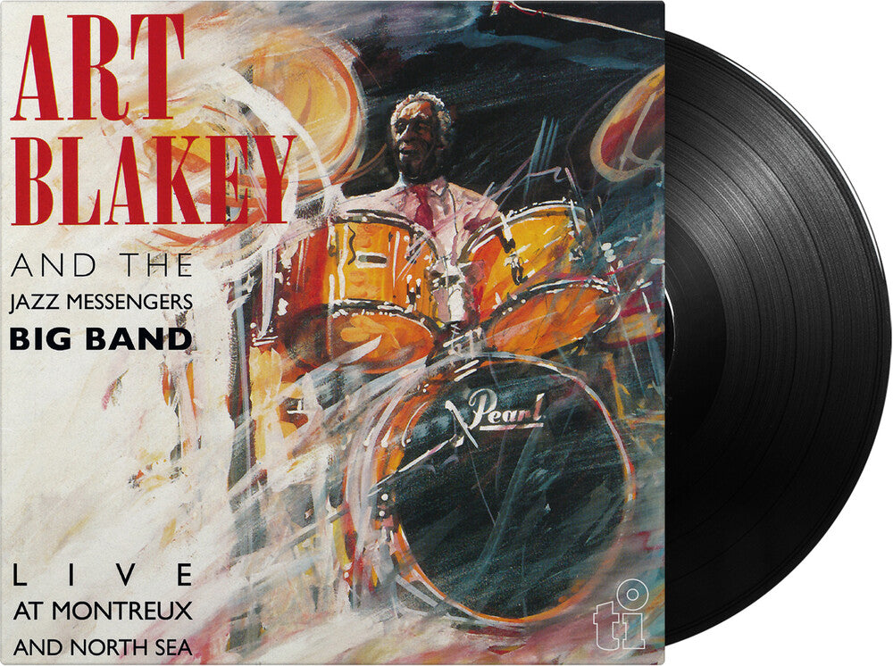 the album cover for Art Blakey  & The Jazz Messengers Big Band - Live At Montreux & North Sea (Blk) [180 Gram] (Hol)
