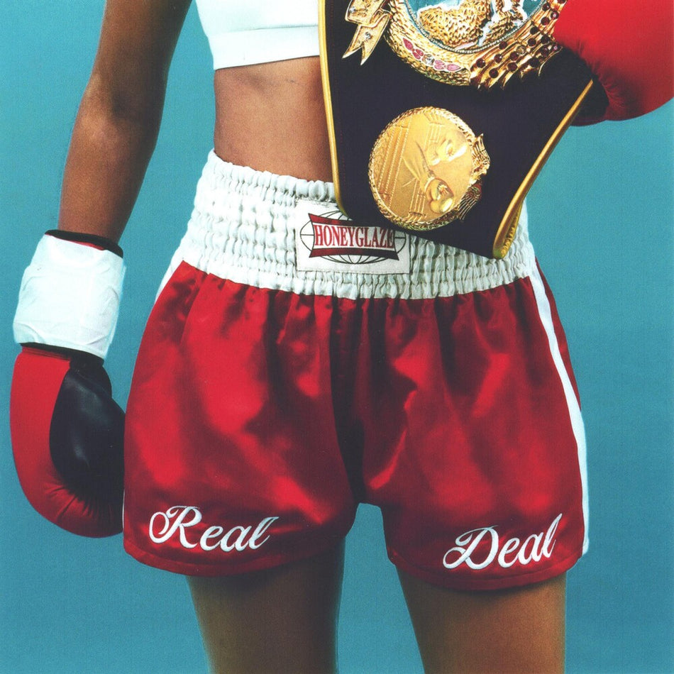 the album cover for Honeyglaze - Real Deal [Indie Exclusive GOLD]