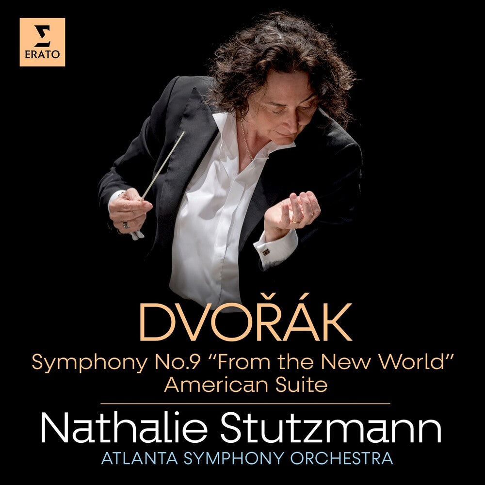 the album cover for NATHALIE STUTZMANN - Dvorak: Symphony No. 9 From The New World