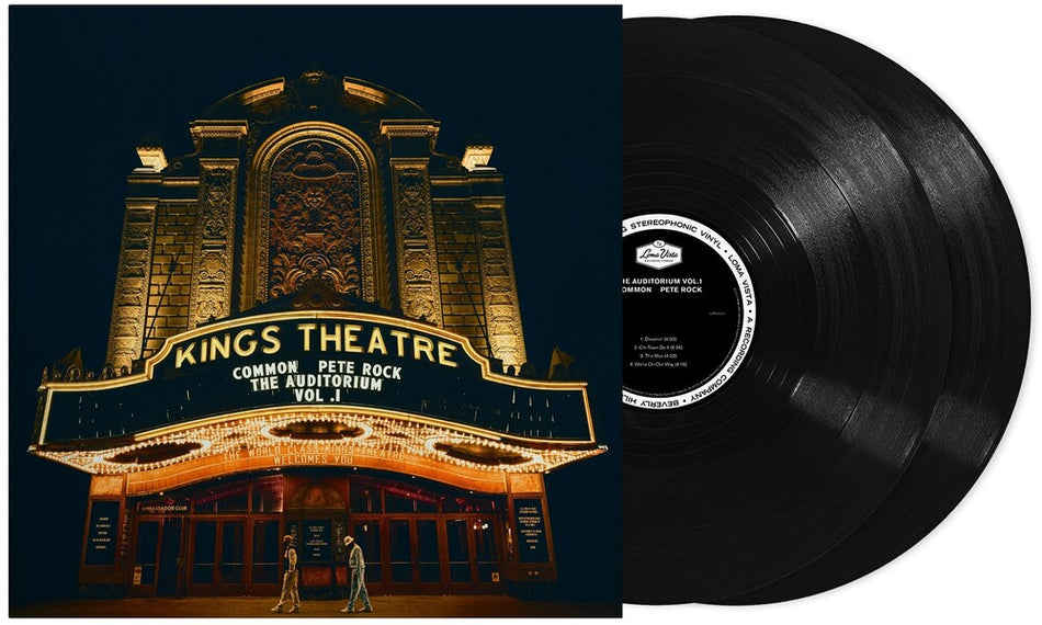 the album cover for Common &amp; Pete Rock - The Auditorium Vol. 1 [2LP]