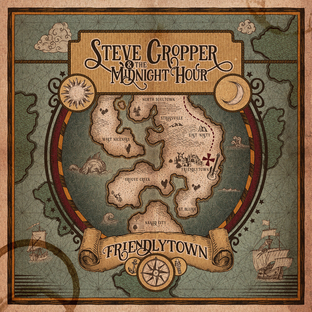 the album cover for Steve Cropper - Friendlytown