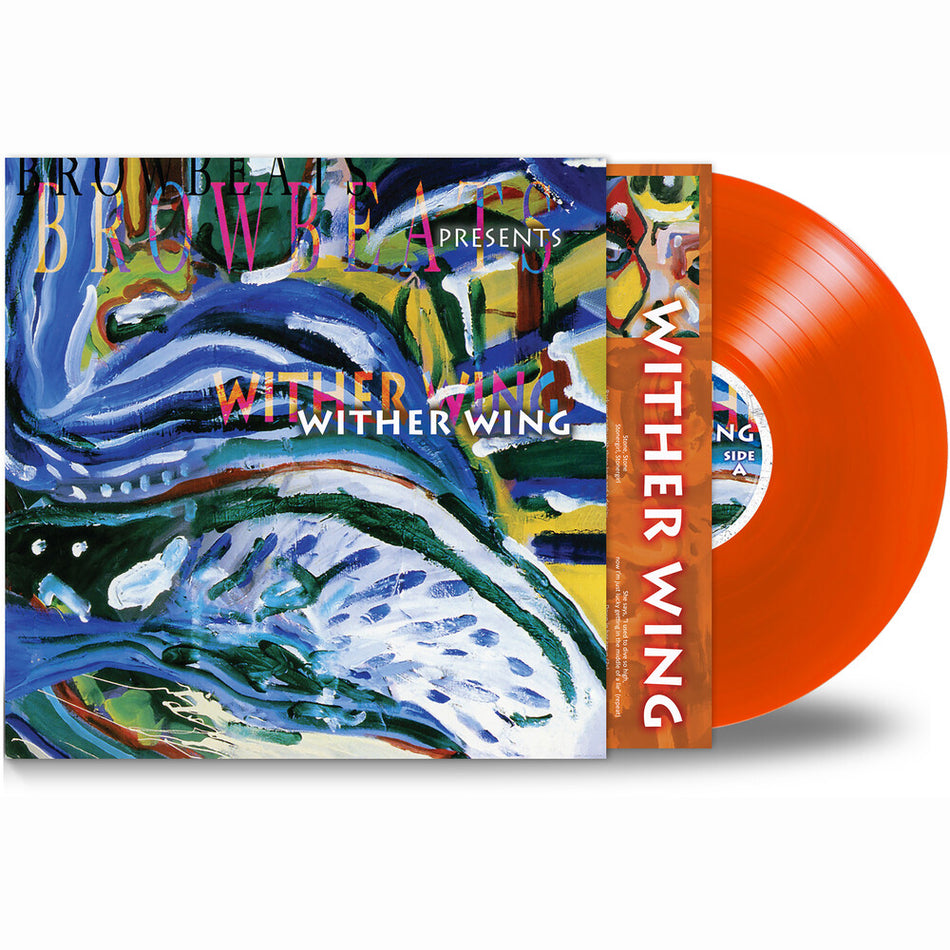 the album cover for Browbeats - Wither Wing [Colored Vinyl] [Limited Edition] (Red) [Remastered]