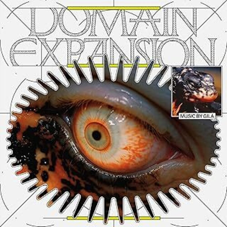 the album cover for Gila - Domain Expansion - Transparent Ice Blue (Blue)