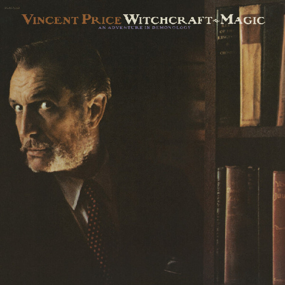 the album cover for Vincent Price - Witchcraft-Magican Adventure In Demonology [Clear Vinyl]