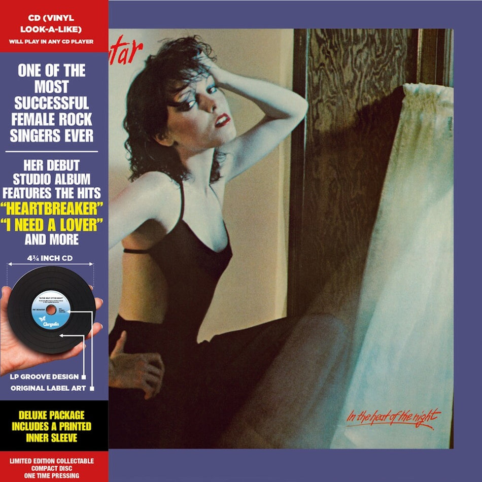 the album cover for Pat Benatar - In The Heat Of The Night (Clcb) [Deluxe] [Limited Edition] (Coll)