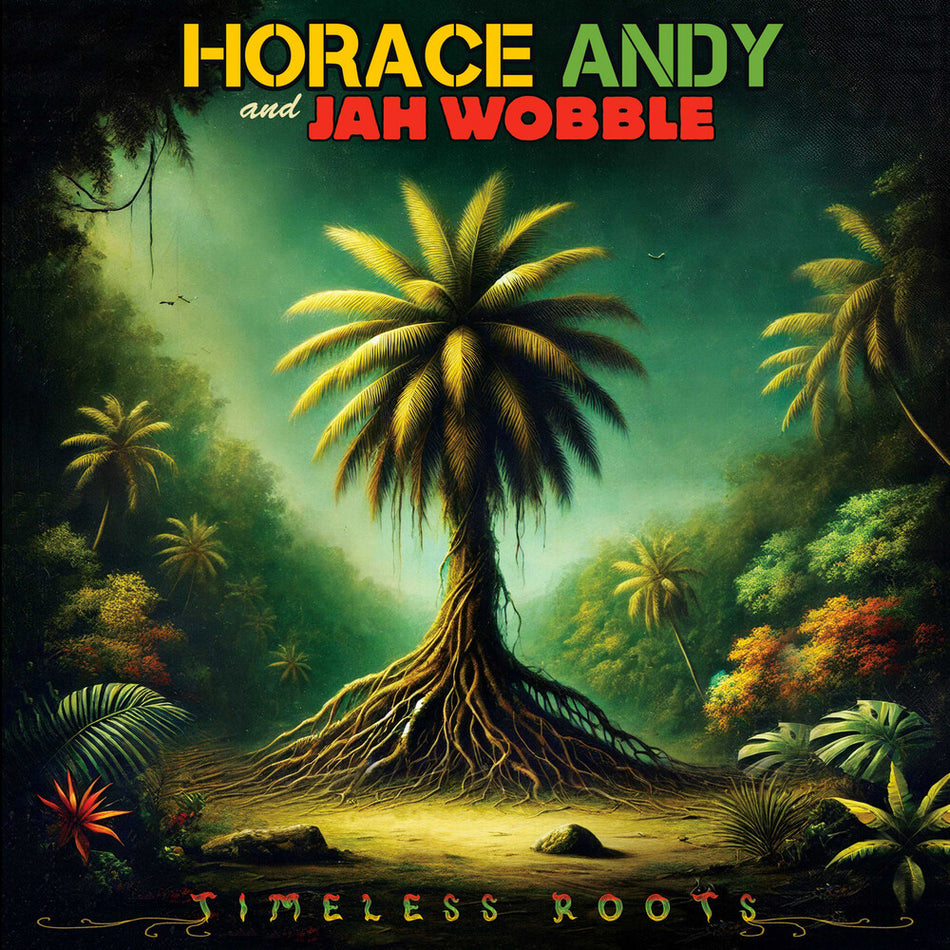 the album cover for Horace Andy  / Wobble,Jah - Timeless Roots - Yellow [Colored Vinyl] (Ylw)