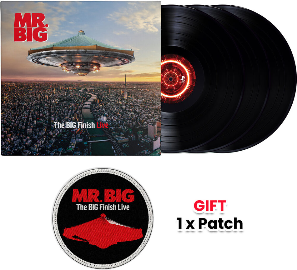 the album cover for Mr. Big - Big Finish Live (Gate)