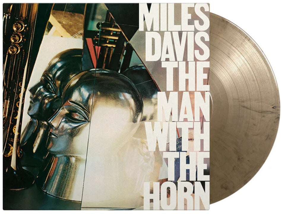 the album cover for Miles Davis - Man With The Horn (Blk) [Colored Vinyl] (Gol) [Limited Edition] [180 Gram]