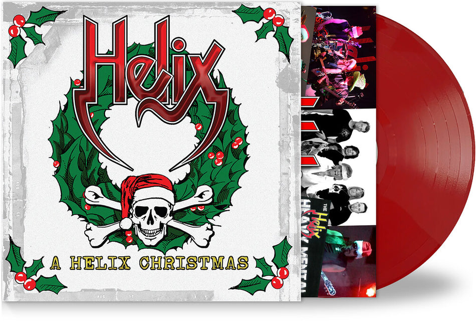 the album cover for Helix - Helix Christmas [Colored Vinyl] [Limited Edition] (Red)