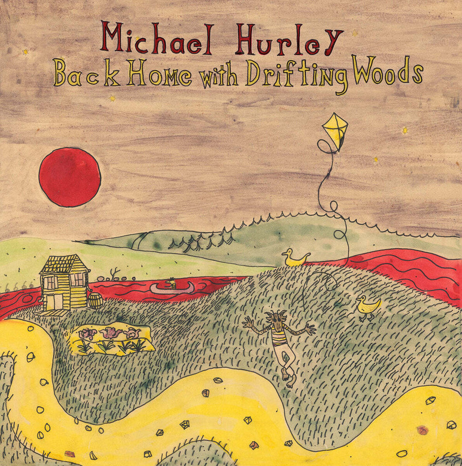 the album cover for Michael Hurley - Back Home With Drifting Woods