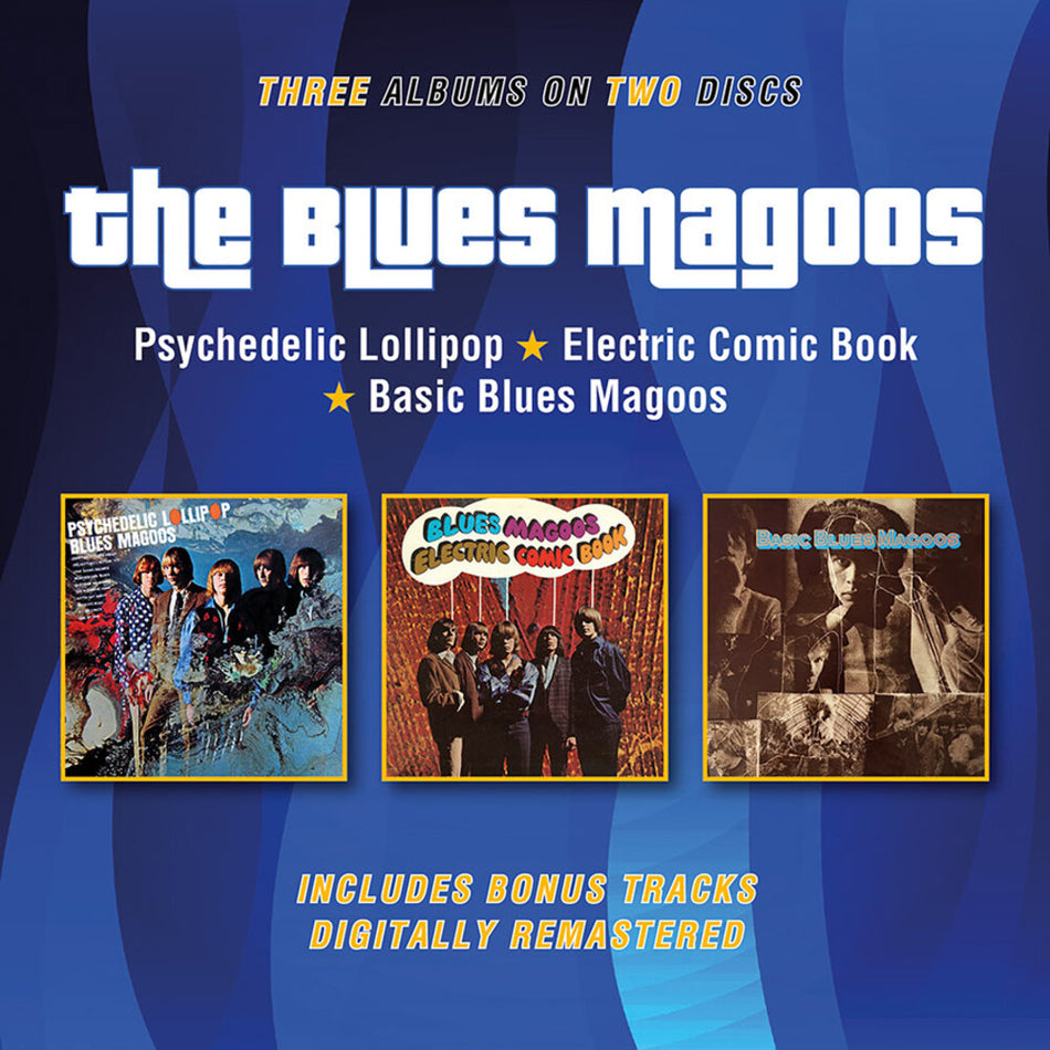the album cover for Blues Magoos - Psychedelic Lollipop / Electric Comic Book / Basic