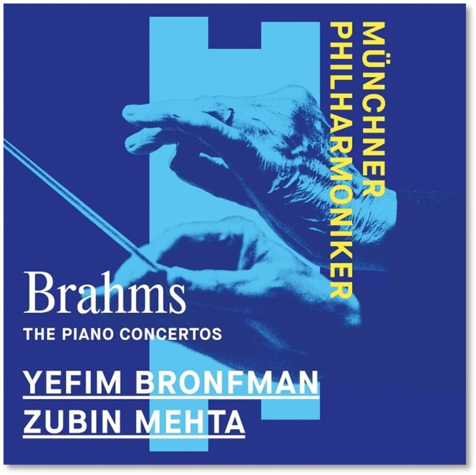 the album cover for Bronfman, Yefim - Brahms: Piano Concertos Nos. 1 & 2