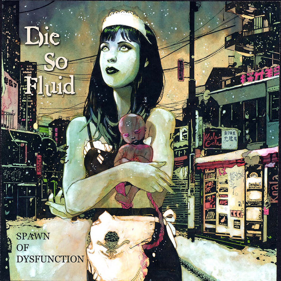 the album cover for Die So Fluid - Spawn Of Dysfunction - Tan/Smake [Colored Vinyl] [Limited Edition]