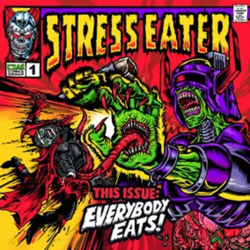 Stress Eater - Everybody Eats - VINYL LP Rsd Exclusive - Clear Vinyl - Red