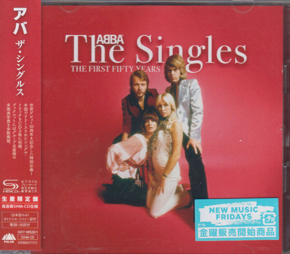 the album cover for ABBA - The Singles - Deluxe Edition - SHM