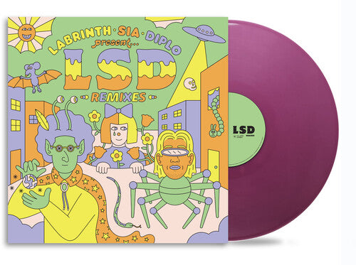 LSD - Labrinth, Sia & Diplo Present... LSD (Remixes) - VINYL LP Rsd Exclusive - Colored Vinyl - Purple - 140 Gram Vinyl