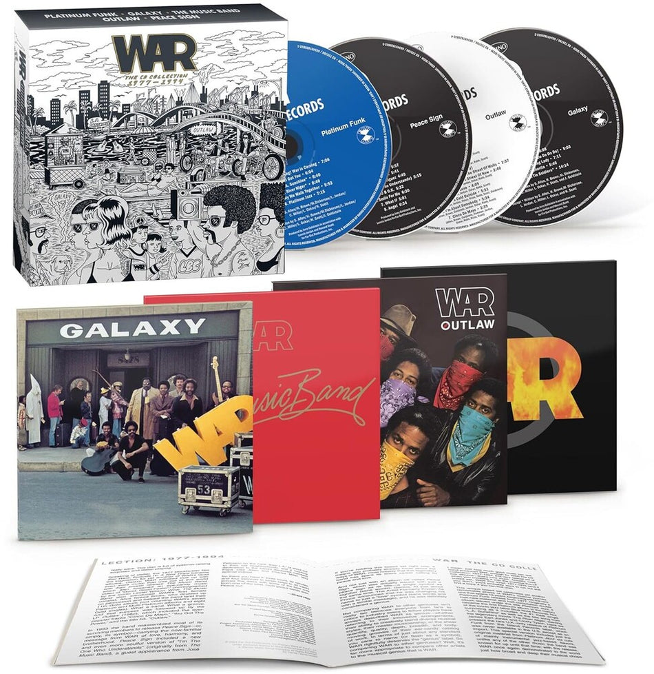 the album cover for War - The CD Collection 1977-1994