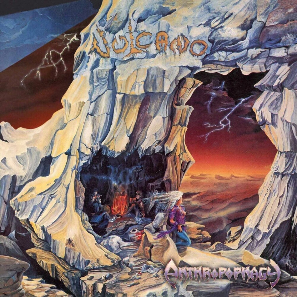 the album cover for Vulcano - Anthropophagy - Orange [Colored Vinyl] [Limited Edition] (Org) (Post)