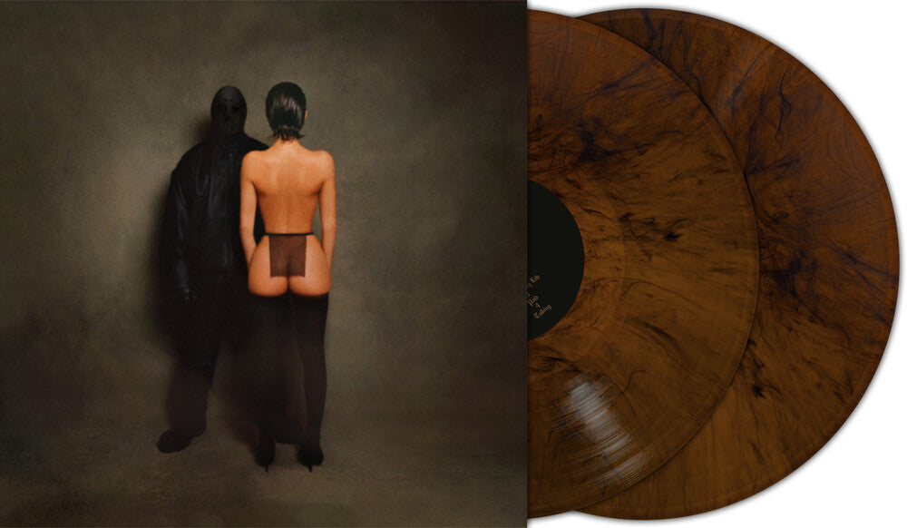 the album cover for West, Kanye / Ty Dolla Sign - Vultures 1 - Marbled Vinyl