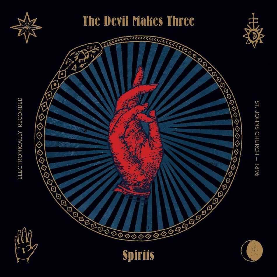 the album cover for The Devil Makes Three - Spirits [LP]
