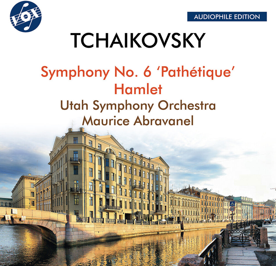 the album cover for Tchaikovsky / Abravanel / Utah Symphony Orchestra - Symphony No. 6 Hamlet Fantasy-Overture Op. 67a