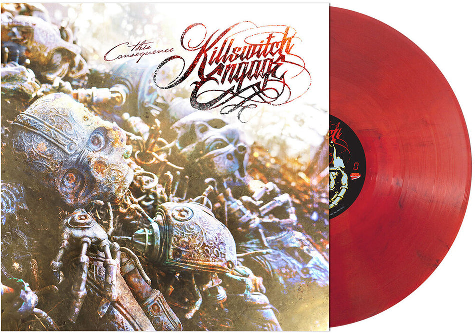 the album cover for Killswitch Engage - This Consequence [LP Indie exclusive blood sunset]