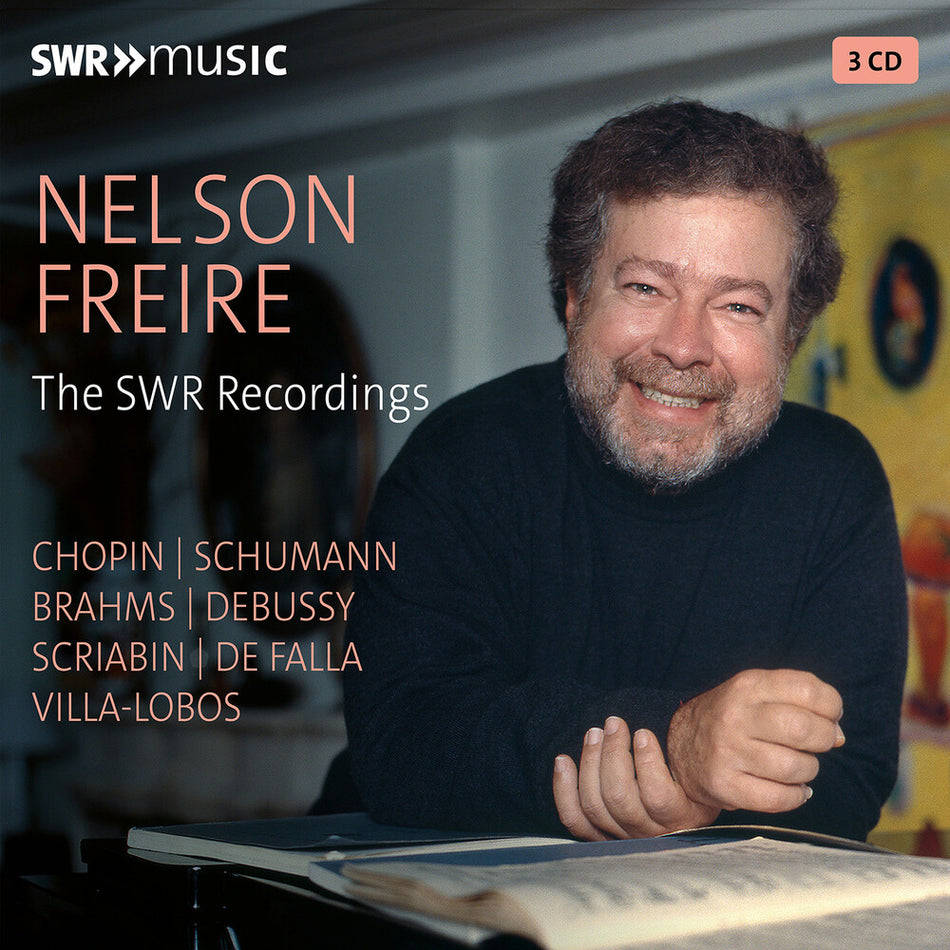 the album cover for Brahms / Chopin / Freire - Nelson Freire - The Swr Recordings