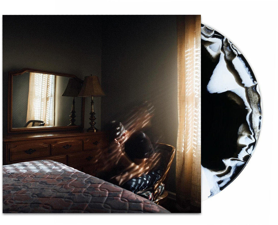 the album cover for Boxer Rebellion - Ghost Alive - Black & White Swirl (Blk) [Colored Vinyl]