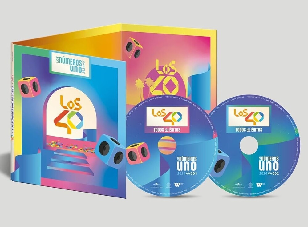 the album cover for Los Numeros 1 De Los 40 Principales 2024 / Various - Los Numeros 1 De Los 40 Principales 2024 / Various