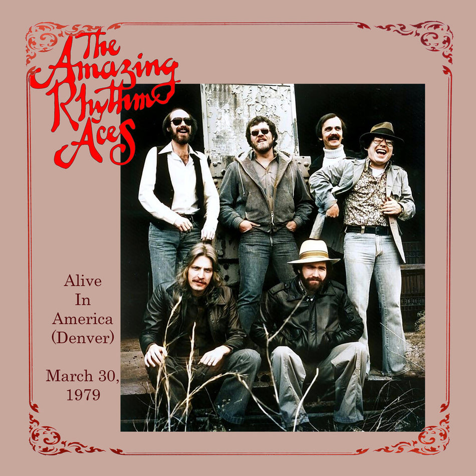 the album cover for Amazing Rhythm Aces - Alive In America (Denver) March 30, 1979 [Colored Vinyl]