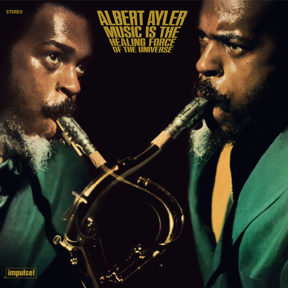 the album cover for Albert Ayler - Music Is The Healing Force Of The Universe (Spa)