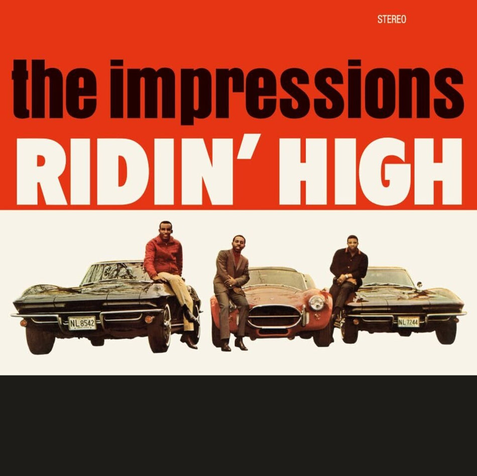 the album cover for Impressions - Ridin' High