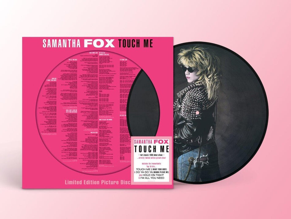the album cover for Samantha Fox - Touch Me (Pict) (Uk)
