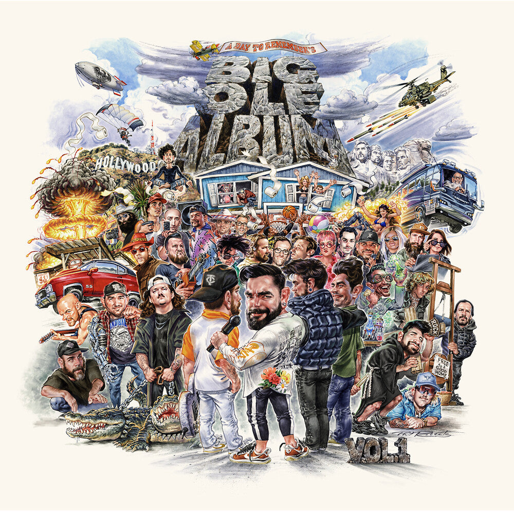 the album cover for A Day To Remember - Big Ole Album Vol. 1 [Yin Yang LP]
