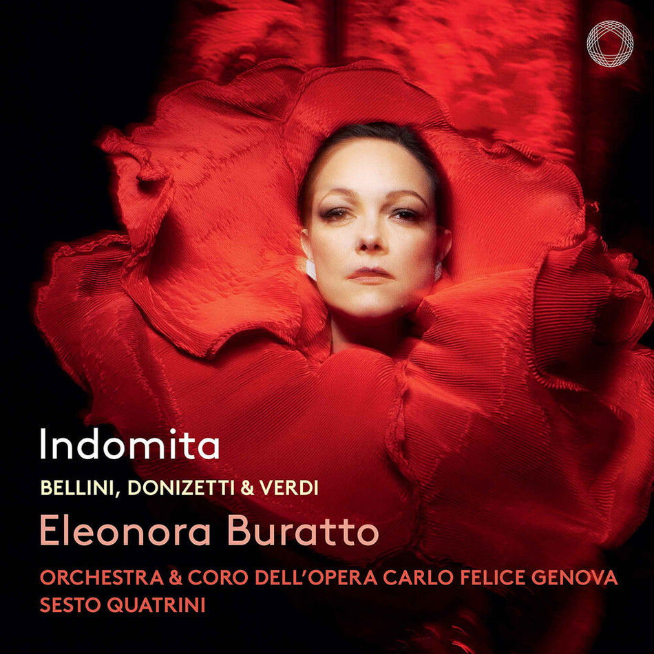 the album cover for Bellini / Donizetti / Verdi - Indomita - Bellini Donizetti & Verdi