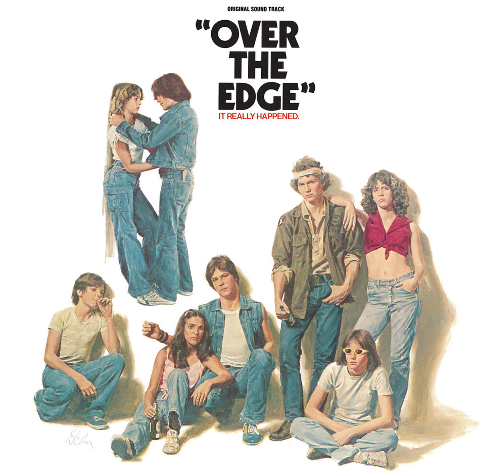 the album cover for Over The Edge / O.S.T. (Blue) (Colv) (Rex) - Over The Edge / O.S.T. (Blue) [Colored Vinyl] [Record Store Day]
