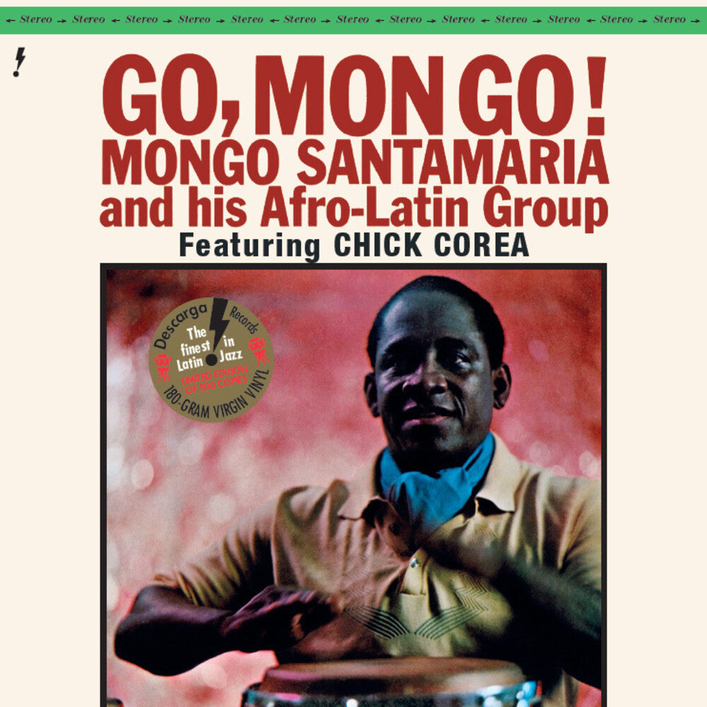 the album cover for Mongo Santamaria - Go Mongo (Bonus Track) [Limited Edition] [180 Gram] (Spa)