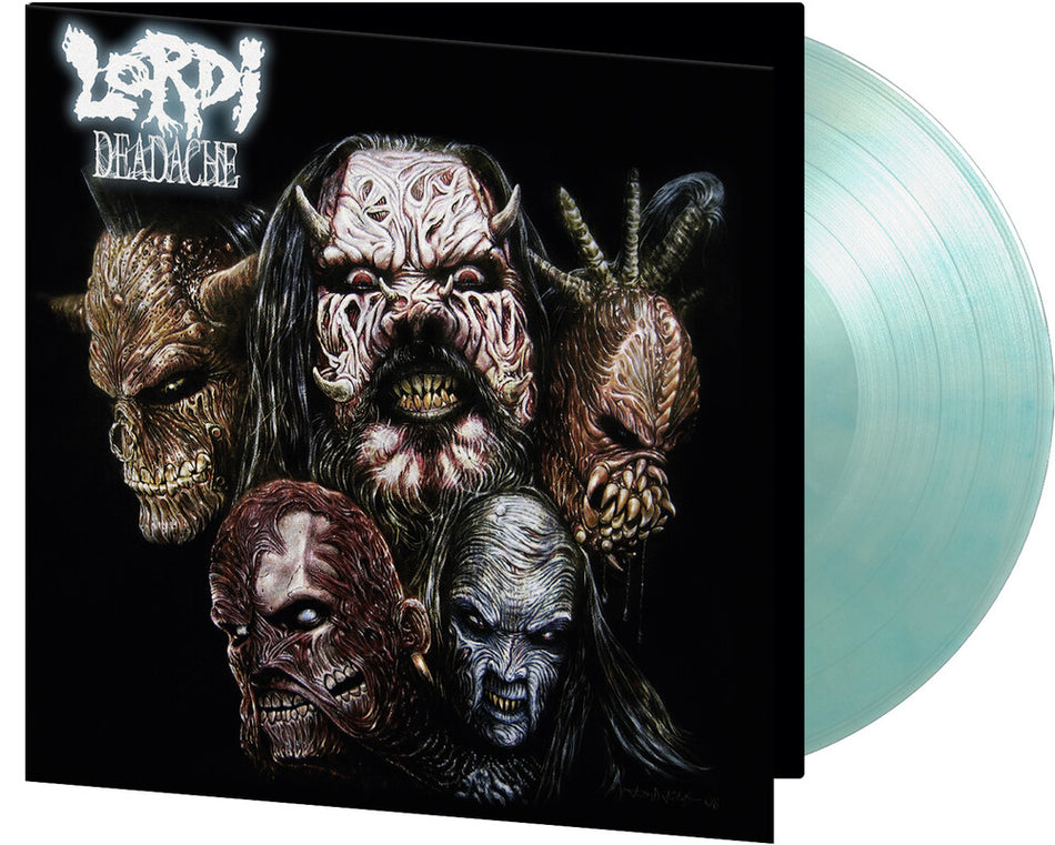 the album cover for Lordi - Deadache (Blue) [Colored Vinyl] [180 Gram] (Wht)