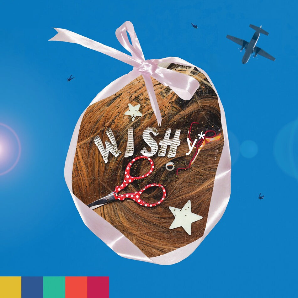 the album cover for Wishy - Paradise On Planet Popstar - Blue (Blue) [Colored Vinyl]