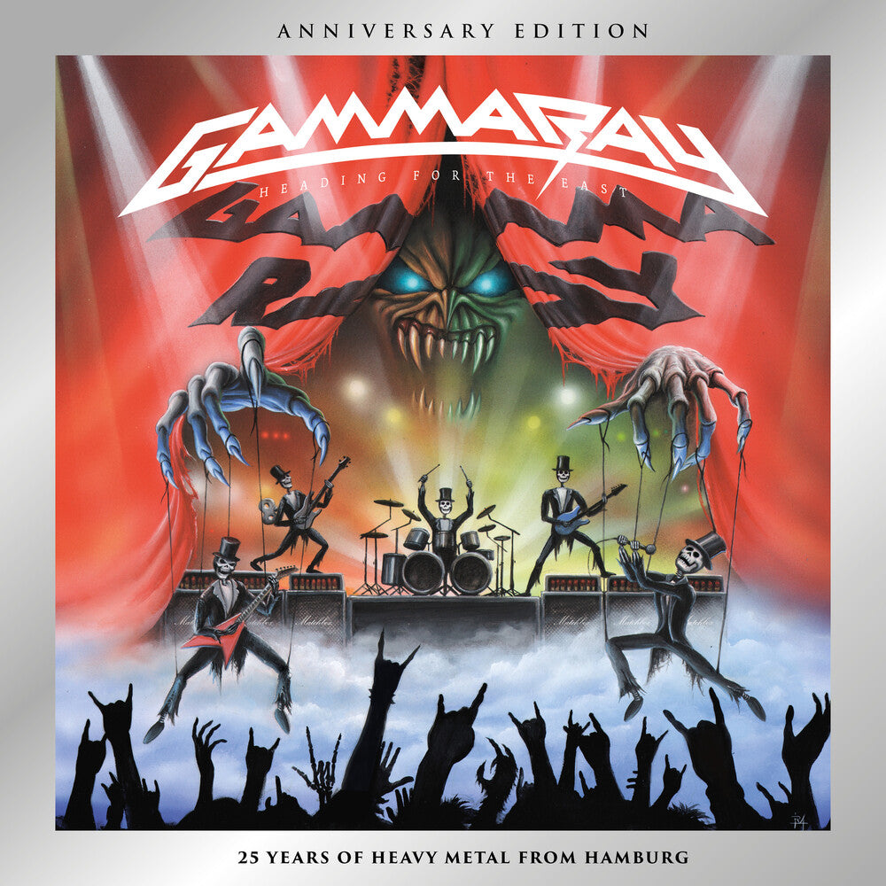 the album cover for Gamma Ray - Heading For The East (Aus)